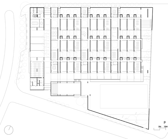 ceip santa creu a calafell. Estudi d'arquitectura Ramon Valls