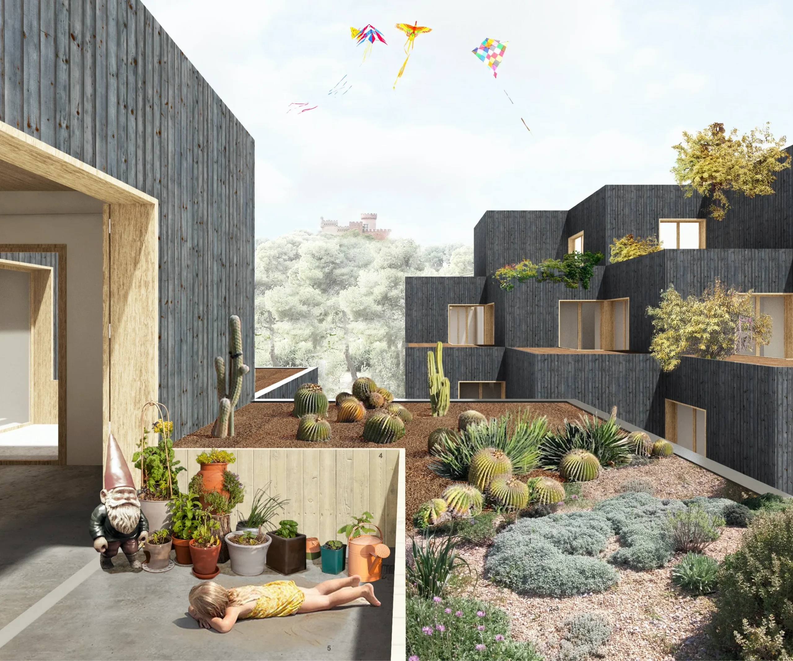 70 habitatges hpo Castelldefels. Estudi d'arquitectura Ramon Valls