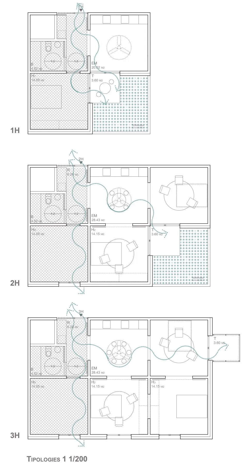 70 habitatges hpo Castelldefels. Estudi d'arquitectura Ramon Valls