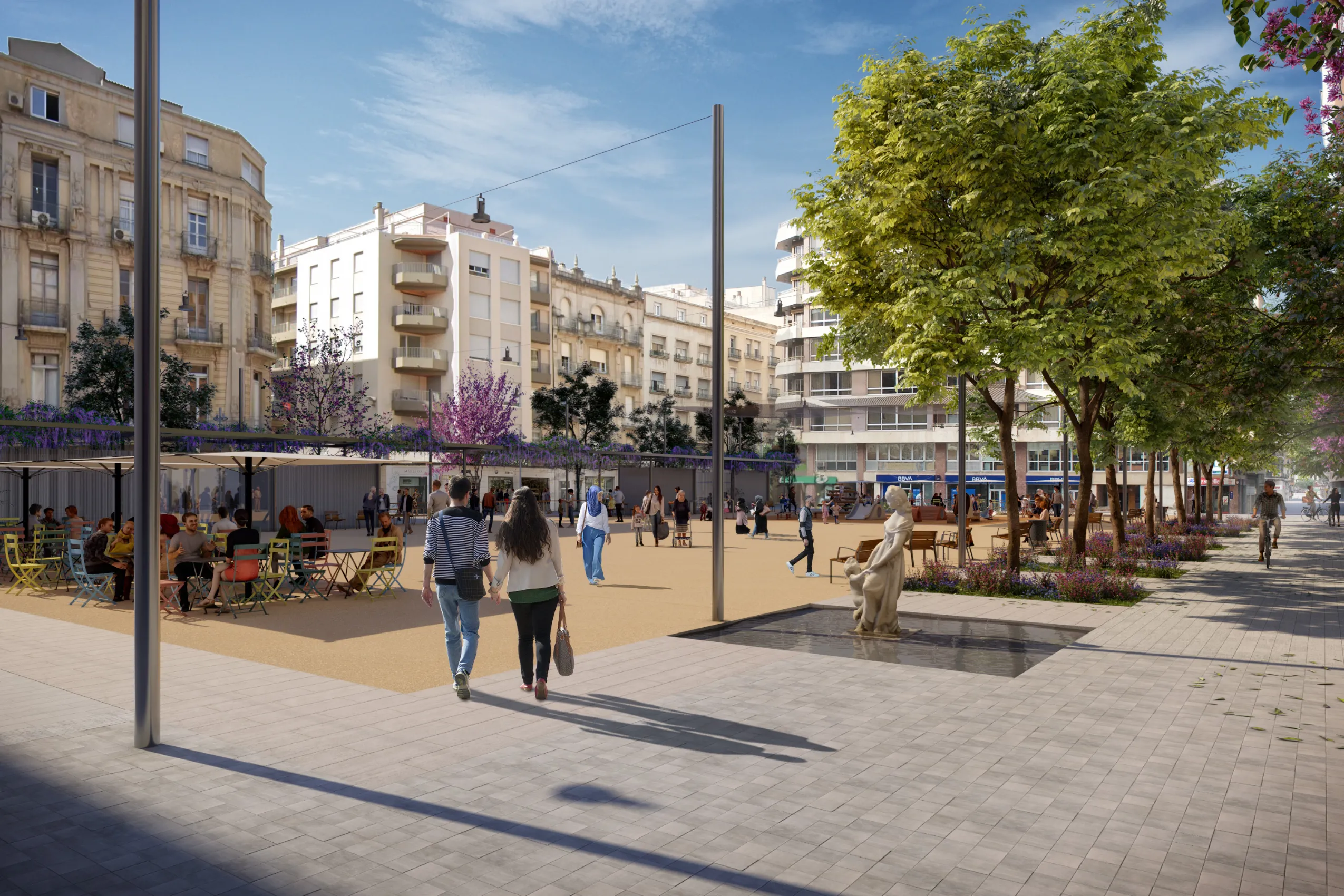 Plaça alfons XII tortosa. Estudi d'arquitectura Ramon Valls