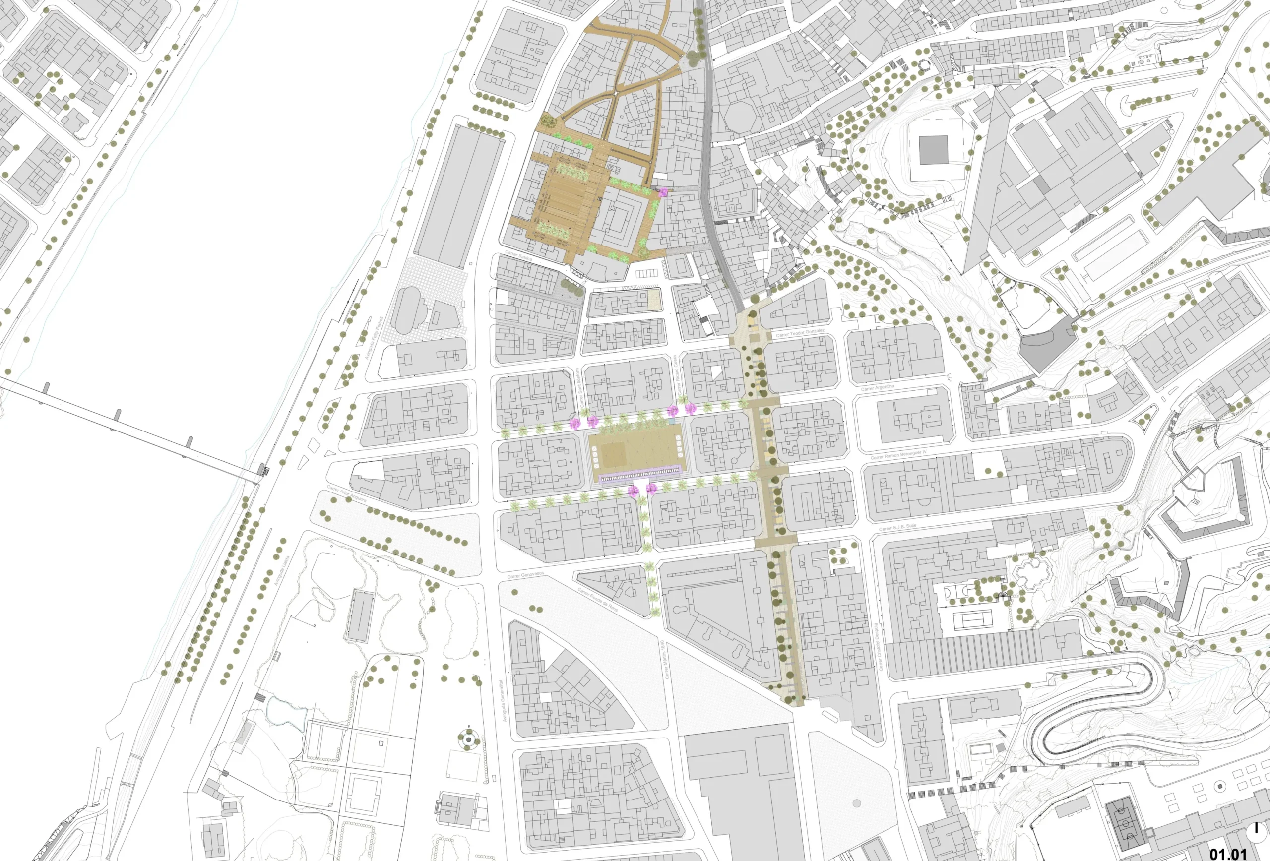 Plaça alfons XII tortosa. Estudi d'arquitectura Ramon Valls